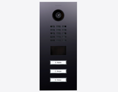 Doorbird D2103V, IP VIDEO DOOR STATION, Titanium-finish as PVD coating, stainless steel V4A, high-gloss polished, Part# 423885905