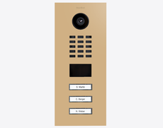 Doorbird D2103V, IP VIDEO DOOR STATION, RAL 1001, stainless steel, powder-coated, semi-gloss, Part# 423885912