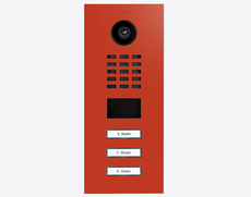 Doorbird D2103V, IP VIDEO DOOR STATION, RAL 2002, stainless steel, powder-coated, semi-gloss, Part# 423885974
