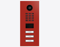 Doorbird D2103V, IP VIDEO DOOR STATION, RAL 3000, stainless steel, powder-coated, semi-gloss, Part# 423885998