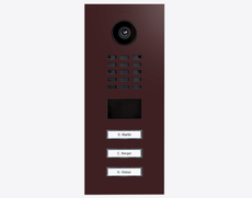 Doorbird D2103V, IP VIDEO DOOR STATION, RAL 3007, stainless steel, powder-coated, semi-gloss, Part# 423886001