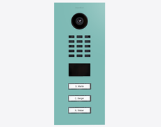Doorbird D2103V, IP VIDEO DOOR STATION, RAL 6027, stainless steel, powder-coated, semi-gloss, Part# 423886179