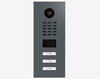 Doorbird D2103V, IP VIDEO DOOR STATION, RAL 7011, stainless steel, powder-coated, semi-gloss, Part# 423886216