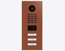 Doorbird D2103V, IP VIDEO DOOR STATION, RAL 8004, stainless steel, powder-coated, semi-gloss, Part# 423886261