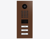 Doorbird D2103V, IP VIDEO DOOR STATION, RAL 8011, stainless steel, powder-coated, semi-gloss, Part# 423886278