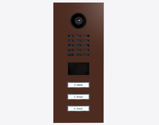 Doorbird D2103V, IP VIDEO DOOR STATION, RAL 8016, stainless steel, powder-coated, semi-gloss, Part# 423886285