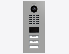 Doorbird D2103V, IP VIDEO DOOR STATION, RAL 9006, stainless steel, powder-coated, semi-gloss,  Part# 423886322