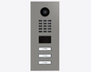 Doorbird D2103V, IP VIDEO DOOR STATION, RAL 9007, stainless steel, powder-coated, semi-gloss, Part# 423886339