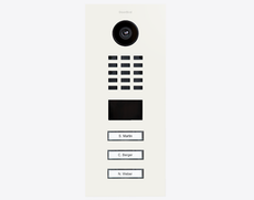 Doorbird D2103V, IP VIDEO DOOR STATION, RAL 9016, stainless steel, powder-coated, semi-gloss, Part# 423886353