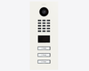 Doorbird D2103V, IP VIDEO DOOR STATION, RAL 9016, stainless steel, powder-coated, semi-gloss, Part# 423886353