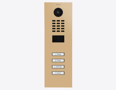 Doorbird D2104V, IP VIDEO DOOR STATION, RAL 1001, stainless steel, powder-coated, semi-gloss, Part# 423886421