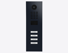 Doorbird D2104V, IP VIDEO DOOR STATION, RAL 5004, stainless steel, powder-coated, semi-gloss, Part# 423886599