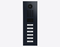 Doorbird D2106V, IP VIDEO DOOR STATION, RAL 5004, stainless steel, powder-coated, semi-gloss, Part# 423887107