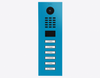 Doorbird D2106V, IP VIDEO DOOR STATION, RAL 5012, stainless steel, powder-coated, semi-gloss, Part# 423887114