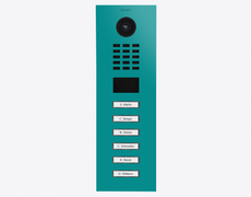 Doorbird D2106V, IP VIDEO DOOR STATION, RAL 5018, stainless steel, powder-coated, semi-gloss, Part# 423887138
