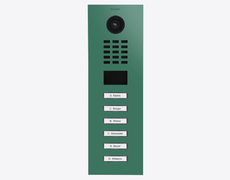 Doorbird D2106V, IP VIDEO DOOR STATION, RAL 6000, stainless steel, powder-coated, semi-gloss, Part# 423887152