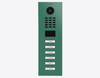 Doorbird D2106V, IP VIDEO DOOR STATION, RAL 6000, stainless steel, powder-coated, semi-gloss, Part# 423887152