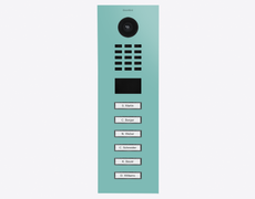 Doorbird D2106V, IP VIDEO DOOR STATION, RAL 6027, stainless steel, powder-coated, semi-gloss, Part# 423887190