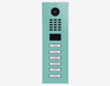 Doorbird D2106V, IP VIDEO DOOR STATION, RAL 6027, stainless steel, powder-coated, semi-gloss, Part# 423887190