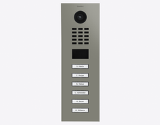 Doorbird D2106V, IP VIDEO DOOR STATION, RAL 7023, stainless steel, powder-coated, semi-gloss, Part# 423887251
