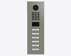 Doorbird D2106V, IP VIDEO DOOR STATION, RAL 7033, stainless steel, powder-coated, semi-gloss, Part# 423887268