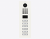 Doorbird D2106V, IP VIDEO DOOR STATION, RAL 9016, stainless steel, powder-coated, semi-gloss, Part# 423887374