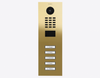 Doorbird D2105V, IP VIDEO DOOR STATION, Brass-finish as PVD coating, stainless steel V4A, high-gloss polished, Part# 423887411