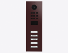 Doorbird D2105V, IP VIDEO DOOR STATION, RAL 3007, stainless steel, powder-coated, semi-gloss, Part# 423887534