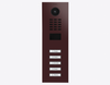 Doorbird D2105V, IP VIDEO DOOR STATION, RAL 3007, stainless steel, powder-coated, semi-gloss, Part# 423887534