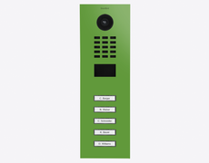 Doorbird D2105V, IP VIDEO DOOR STATION, RAL 6018, stainless steel, powder-coated, semi-gloss, Part# 423887688