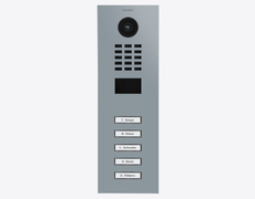 Doorbird D2105V, IP VIDEO DOOR STATION, RAL 7001, stainless steel, powder-coated, semi-gloss, Part# 423887718