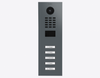 Doorbird D2105V, IP VIDEO DOOR STATION, RAL 7011, stainless steel, powder-coated, semi-gloss, Part# 423887749