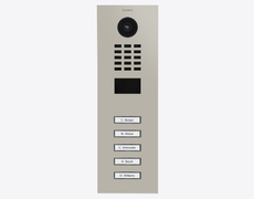 Doorbird D2105V, IP VIDEO DOOR STATION, RAL 7044, stainless steel, powder-coated, semi-gloss, Part# 423887787