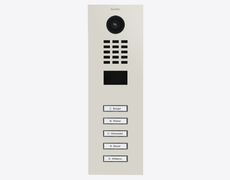 Doorbird D2105V, IP VIDEO DOOR STATION, RAL 9002, stainless steel, powder-coated, semi-gloss, Part# 423887848