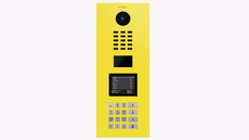 Doorbird D21DKV, IP VIDEO DOOR STATION, RAL 1016, stainless steel, powder-coated, semi-gloss, Part# 423888029