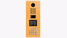 Doorbird D21DKV, IP VIDEO DOOR STATION, RAL 1017, stainless steel, powder-coated, semi-gloss, Part# 423888036