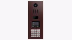 Doorbird D21DKV, IP VIDEO DOOR STATION, RAL 3007, stainless steel, powder-coated, semi-gloss, Part# 423888081