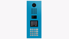 Doorbird D21DKV, IP VIDEO DOOR STATION, RAL 5012, stainless steel, powder-coated, semi-gloss, Part# 423888173