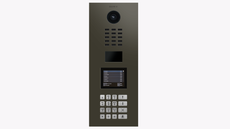 Doorbird D21DKV, IP VIDEO DOOR STATION, RAL 6006, stainless steel, powder-coated, semi-gloss, Part# 423888227