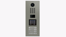 Doorbird D21DKV, IP VIDEO DOOR STATION, RAL 7023, stainless steel, powder-coated, semi-gloss, Part# 423888319