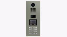 Doorbird D21DKV, IP VIDEO DOOR STATION, RAL 7033, stainless steel, powder-coated, semi-gloss, Part# 423888326