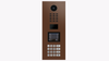 Doorbird D21DKV, IP VIDEO DOOR STATION, RAL 8011, stainless steel, powder-coated, semi-gloss, Part# 423888357