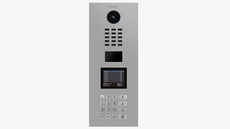 Doorbird D21DKV, IP VIDEO DOOR STATION, RAL 9006, stainless steel, powder-coated, semi-gloss, Part# 423888401
