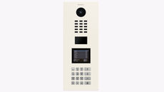 Doorbird D21DKV, IP VIDEO DOOR STATION, RAL 9010, stainless steel, powder-coated, semi-gloss, Part# 423888425