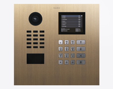 Doorbird D21DKH, IP VIDEO DOOR STATION, Real burnished brass, Part# 423888470
