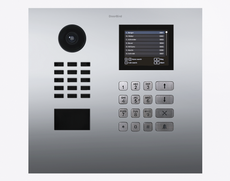Doorbird D21DKH, IP VIDEO DOOR STATION, Chrome-finish as PVD coating, stainless steel V4A, high-gloss polished, Part# 423888500