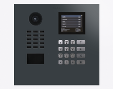 Doorbird D21DKH, IP VIDEO DOOR STATION, RAL 7016, stainless steel, powder-coated, semi-gloss, Part# 423888524