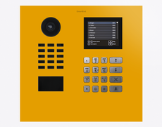 Doorbird D21DKH, IP VIDEO DOOR STATION, RAL 1004, stainless steel, powder-coated, semi-gloss, Part# 423888555
