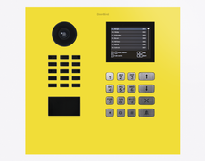 Doorbird D21DKH, IP VIDEO DOOR STATION, RAL 1016, stainless steel, powder-coated, semi-gloss, Part# 423888562