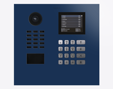 Doorbird D21DKH, IP VIDEO DOOR STATION, RAL 5013, stainless steel, powder-coated, semi-gloss, Part# 423888722
